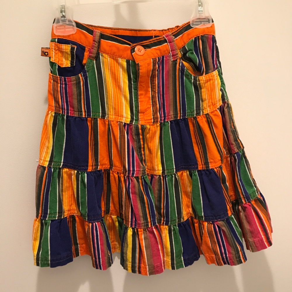 Girls’ Statement Skirt. Multi colored